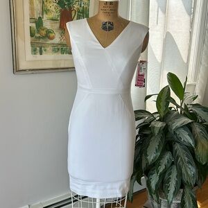 NWT White Ann Taylor Size 2 Petite Midi Dress
